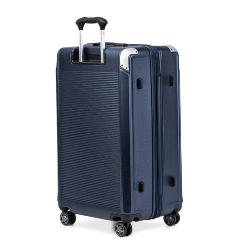 Travelpro Platinum Elite Hardside Expandable Checked- Large 28-inch Spinner Wheel Luggage In True Navy Blue