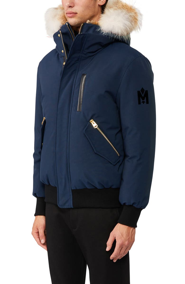 Mackage Nordic Tech Down Jacket with Genuine Fur Trim, Alternate, color, 