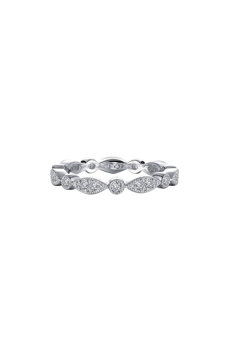 Lafonn Wave Simulated Diamond Eternity Band, Main, color, 