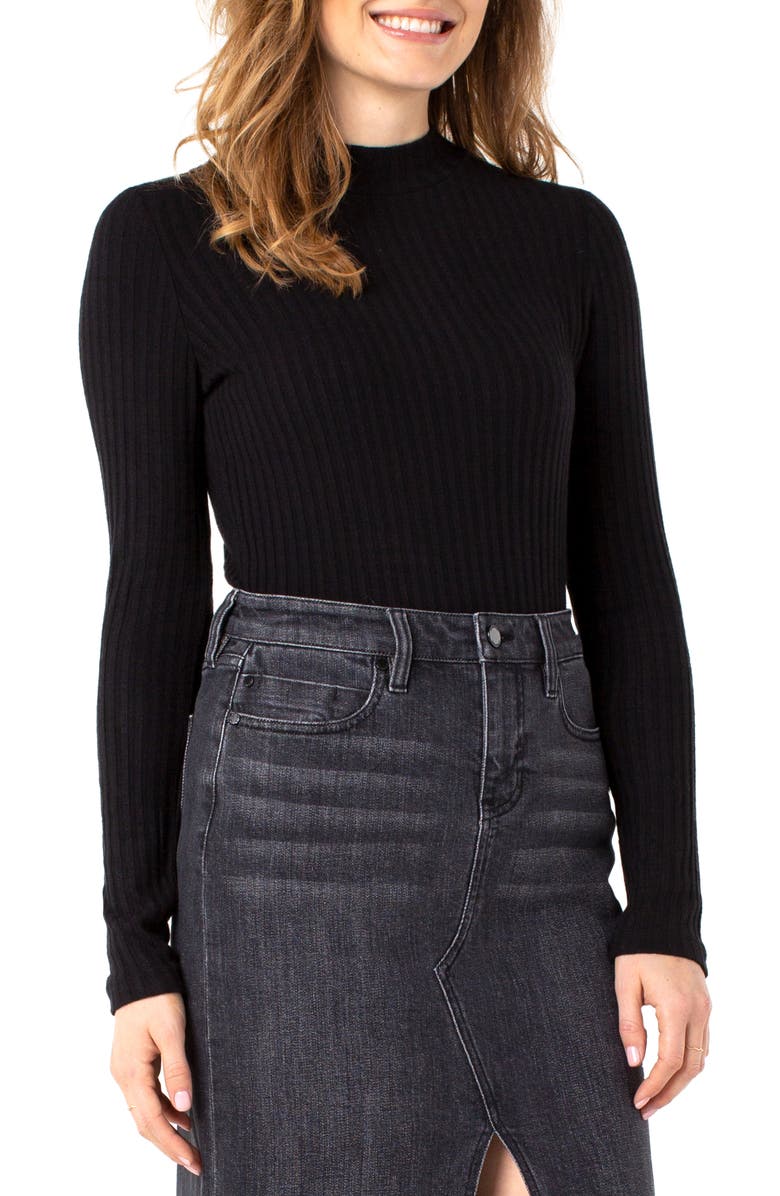 Liverpool Los Angeles Rib Knit Top, Main, color,