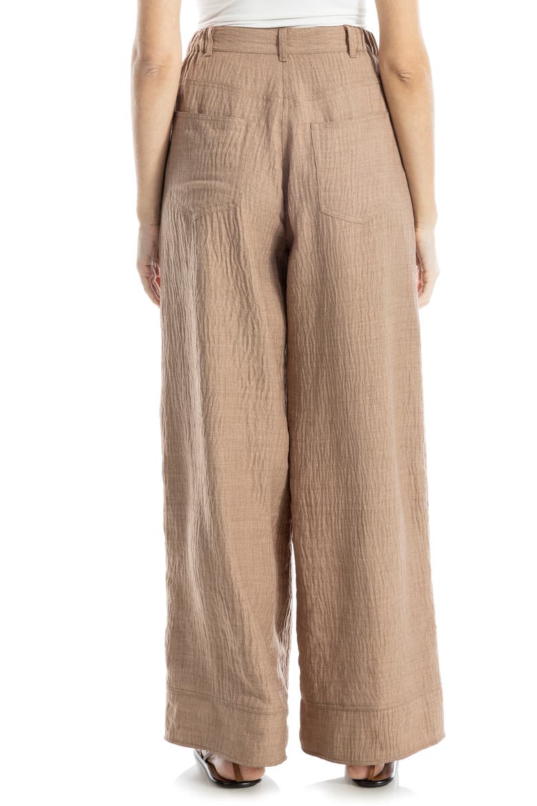 Easy Wide Leg Pants, Alternate, color, HEATHER MUSHROOM