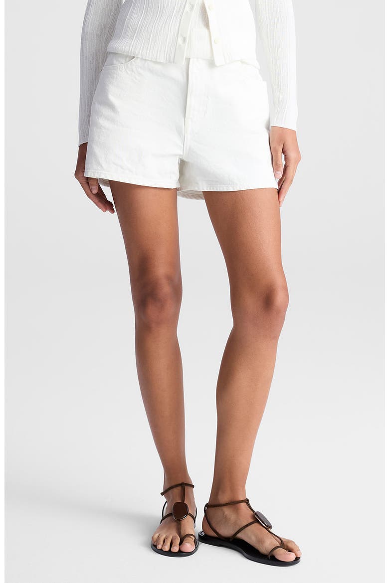 Ryan Cotton Shorts, Main, color, WHITE