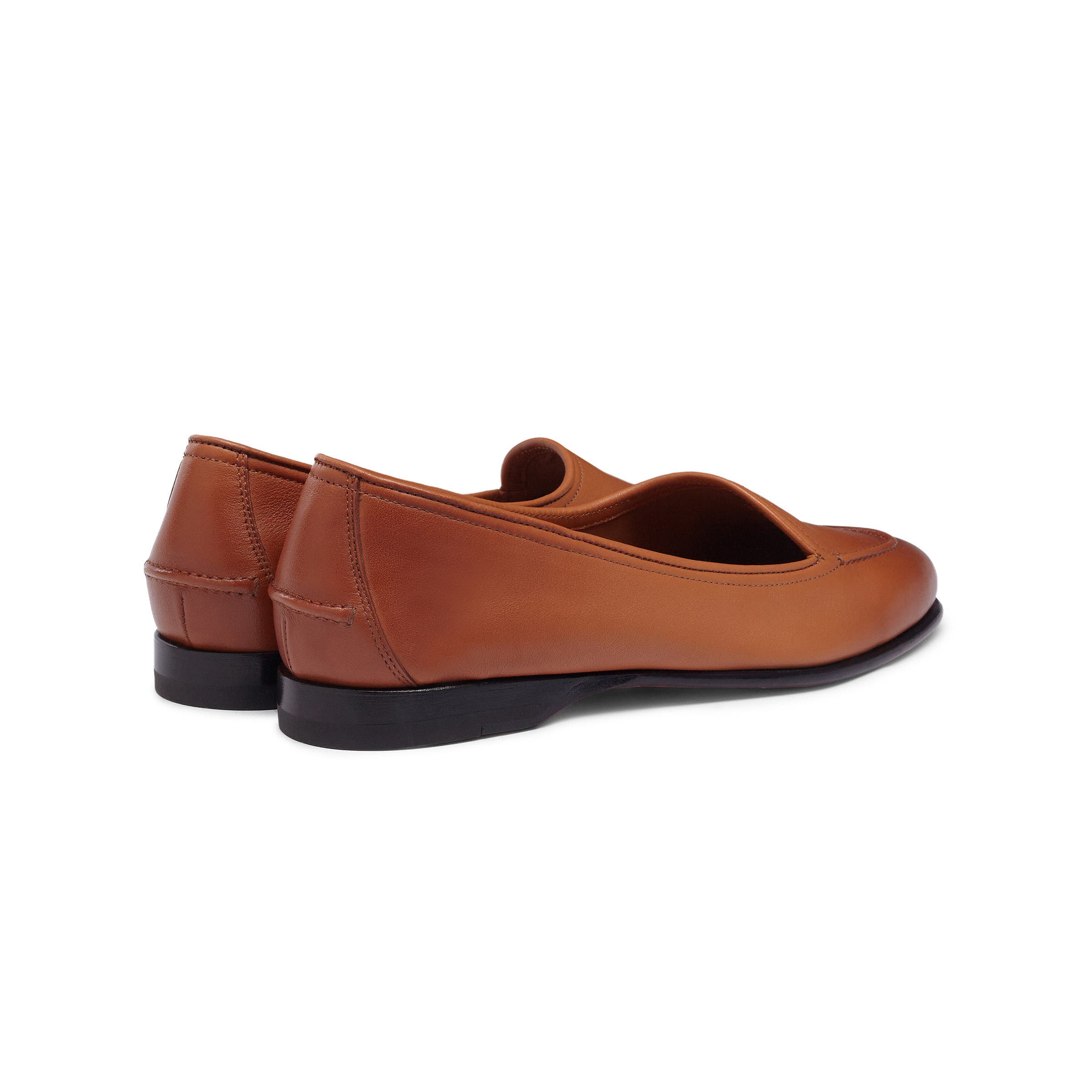 Santoni Women's leather Andrea loafer, Alternate, color, 