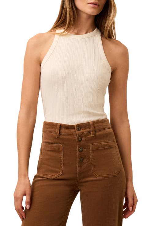 Paradise Pointelle Organic Cotton Tank