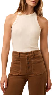 Faherty Paradise Pointelle Organic Cotton Tank