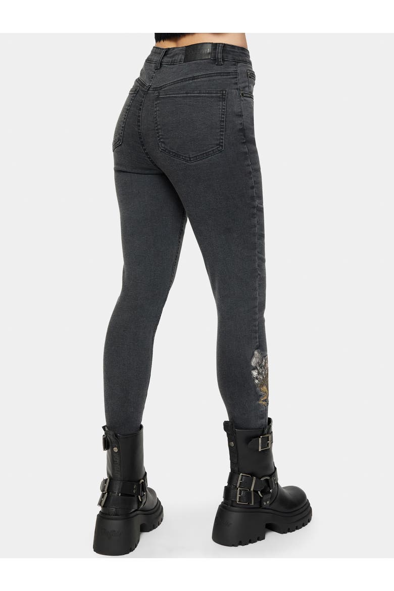 Hexborn Baba Yaga Denim Skinny Jean, Alternate, color, Grey
