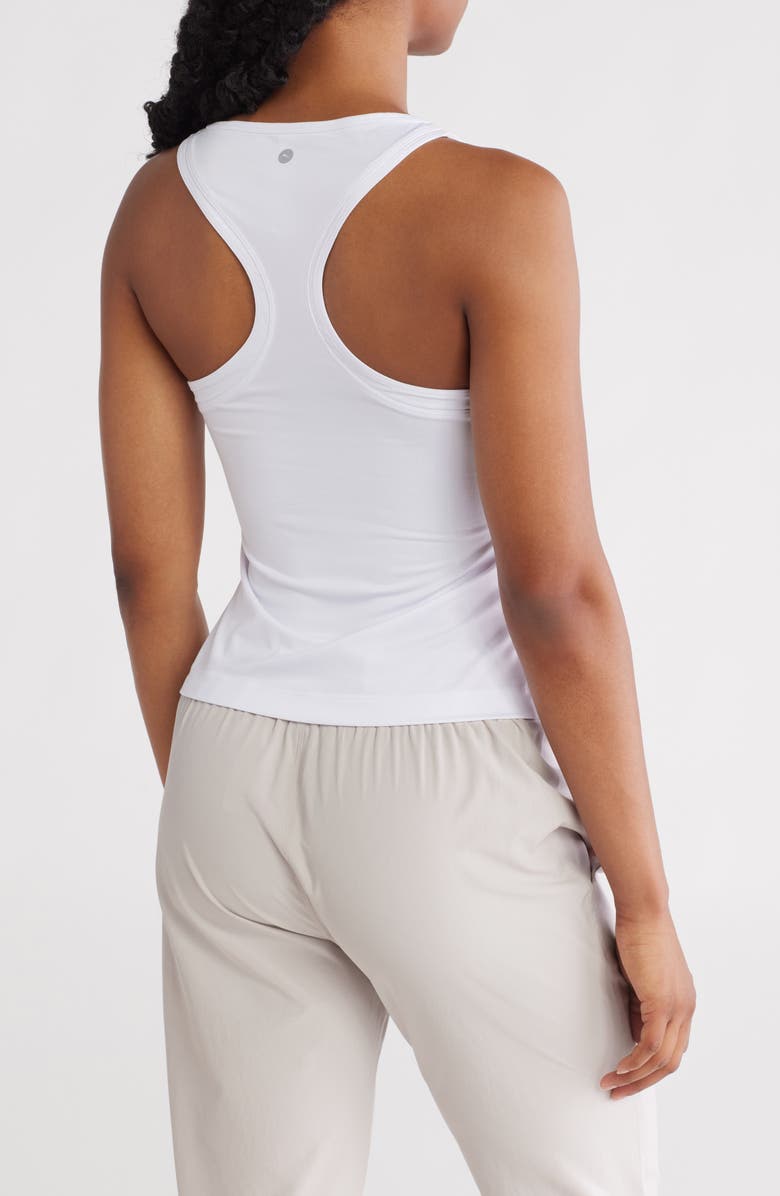 X by Gottex Racerback Tank, Alternate, color, White