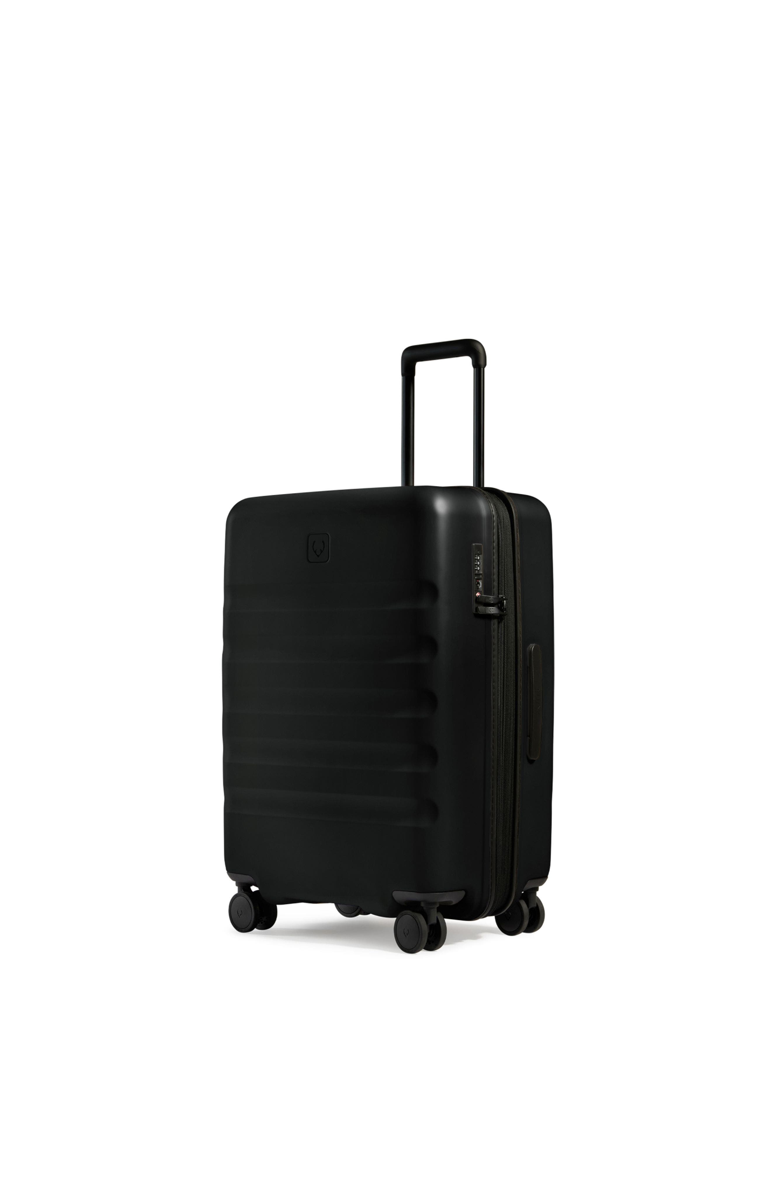 ANTLER Icon Stripe Medium Suitcase, Main, color, Black