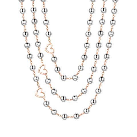 La Princesa Hematite 3-Layer Necklace