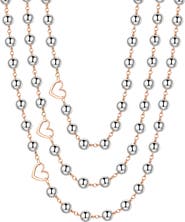 Rejected Hearts Club La Princesa Hematite 3-Layer Necklace