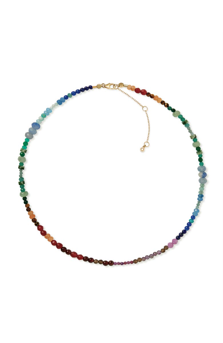 Astley Clarke Second Chance Rainbow Gemstone Necklace, Main, color, Rainbow Gemstone