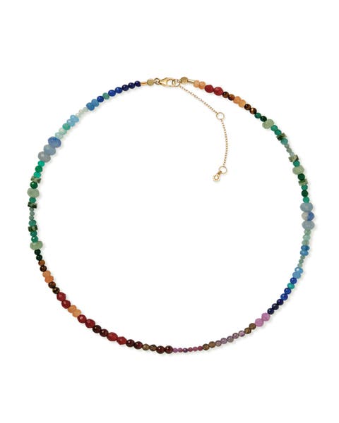 Second Chance Rainbow Gemstone Necklace