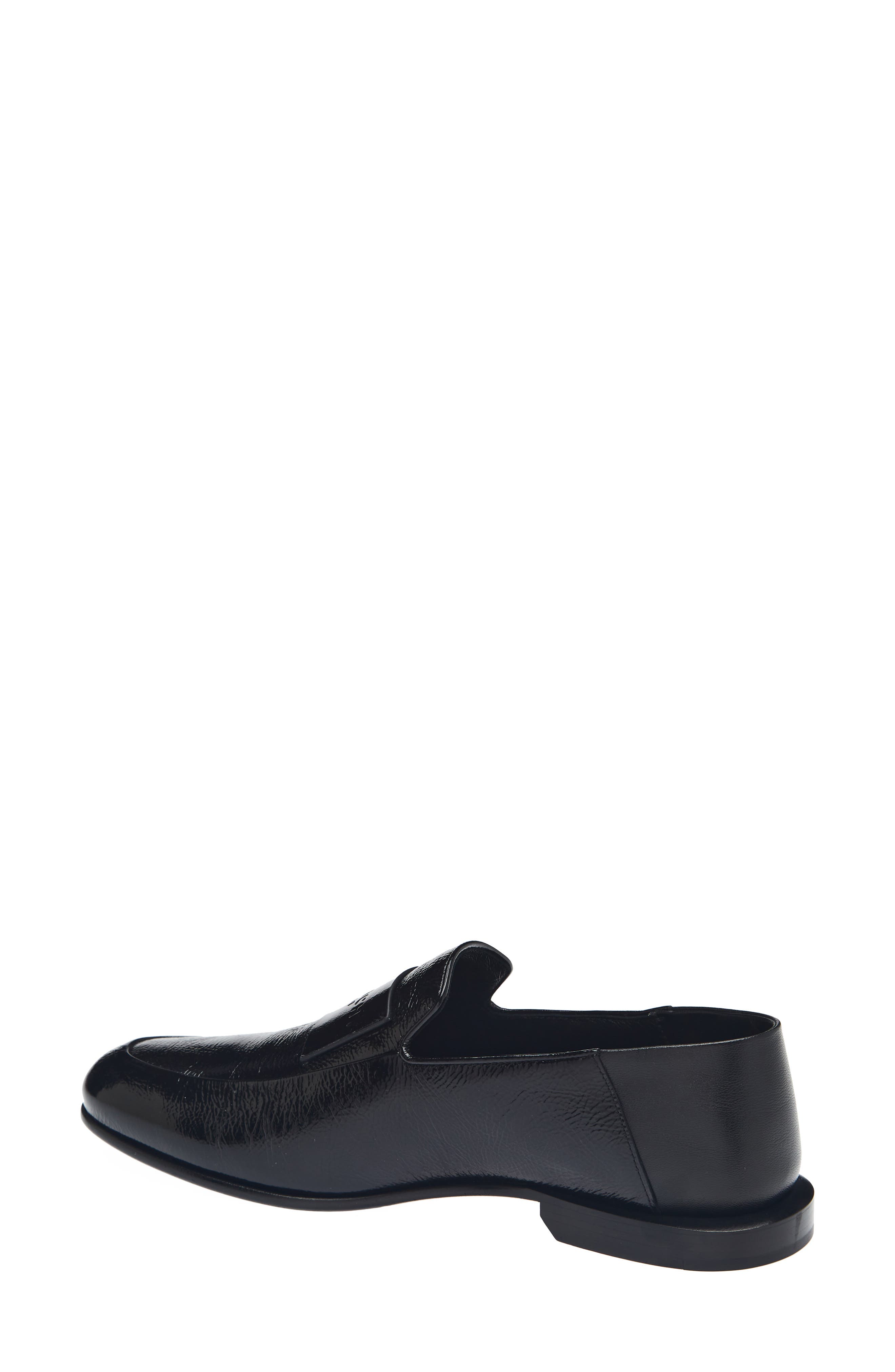 Logo Label Convertible Loafer, Alternate, color, BLACK