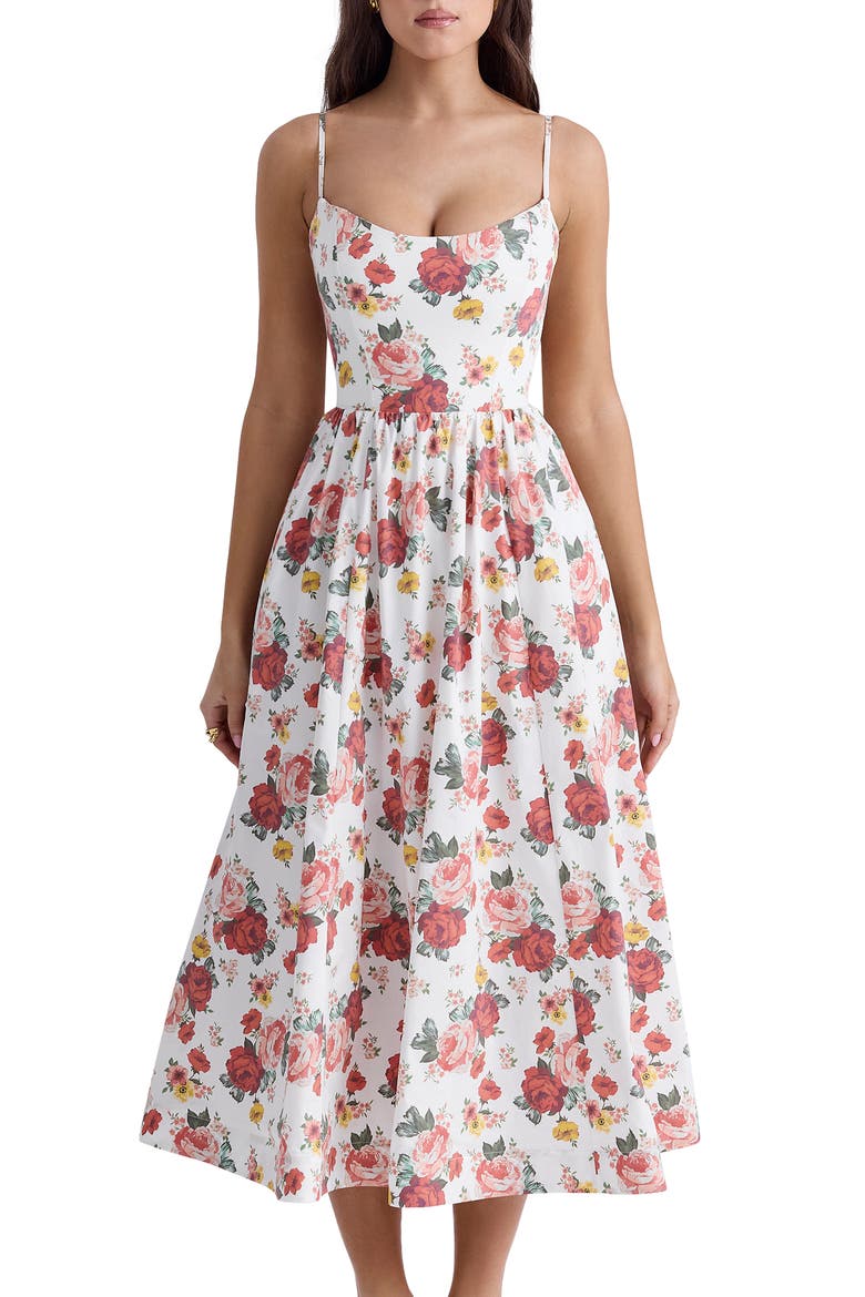 Lolita Floral Sundress, Alternate, color, ROSE PRINT