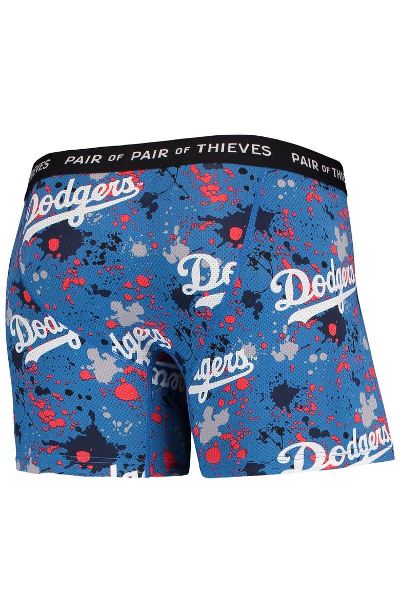 Pair of Thieves Men's Pair of Thieves Royal/Black Los Angeles Dodgers Super Fit 2-Pack Boxer Briefs Set, Alternate, color, Royal
