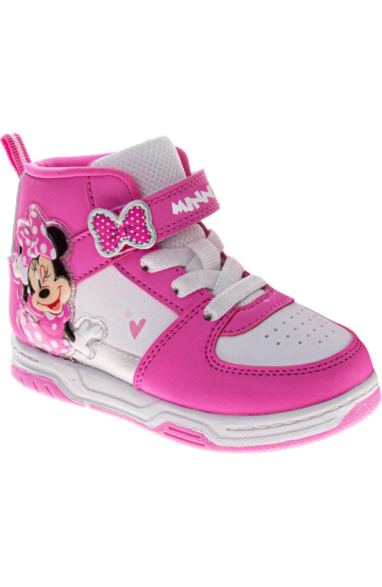Disney Minnie Mouse Girls Sneakers, Main, color, Pink
