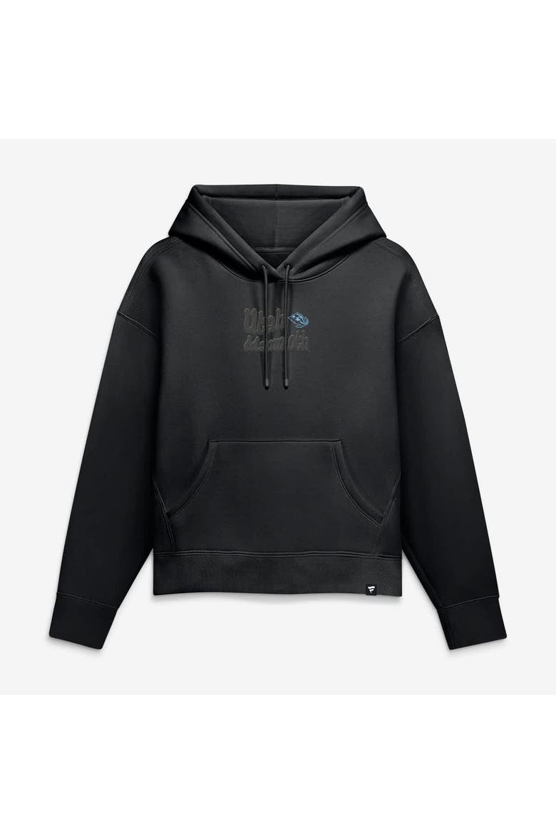 Women's Fanatics Utah Mammoth Blackout Hoodie, Alternate, color, Black
