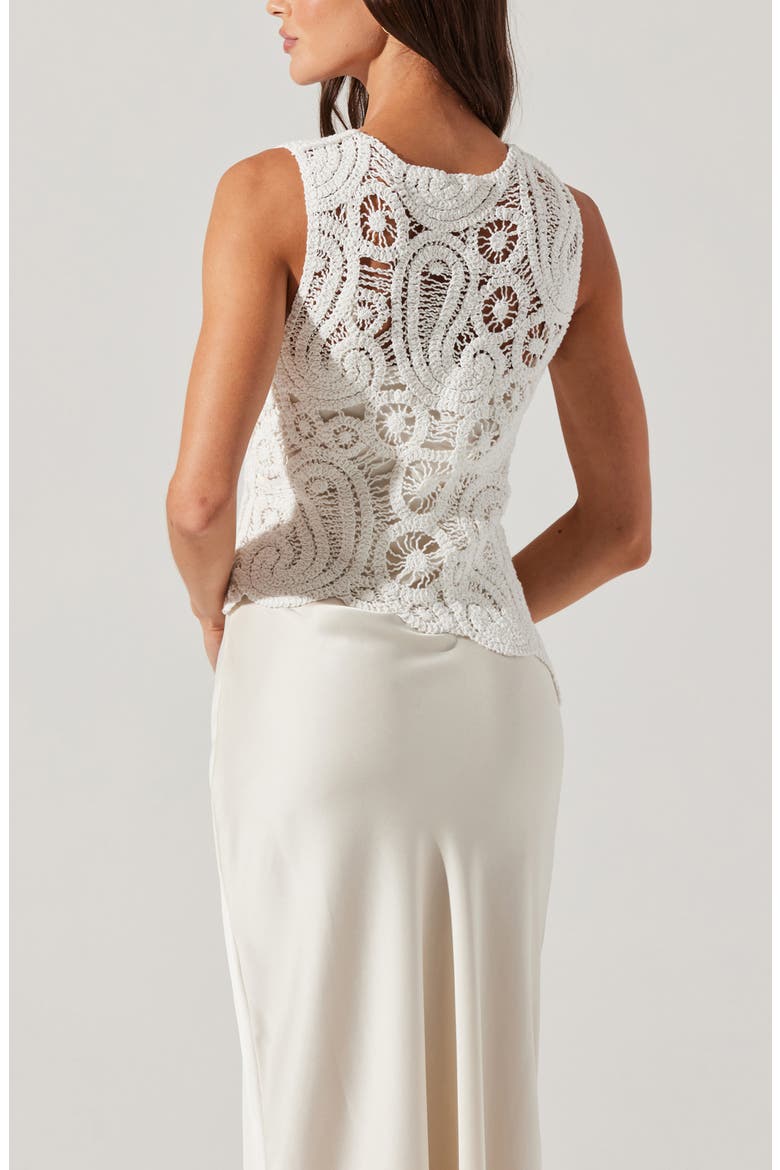 Martina Mixed Media Midi Dress, Alternate, color, WHITE CHAMPAGNE