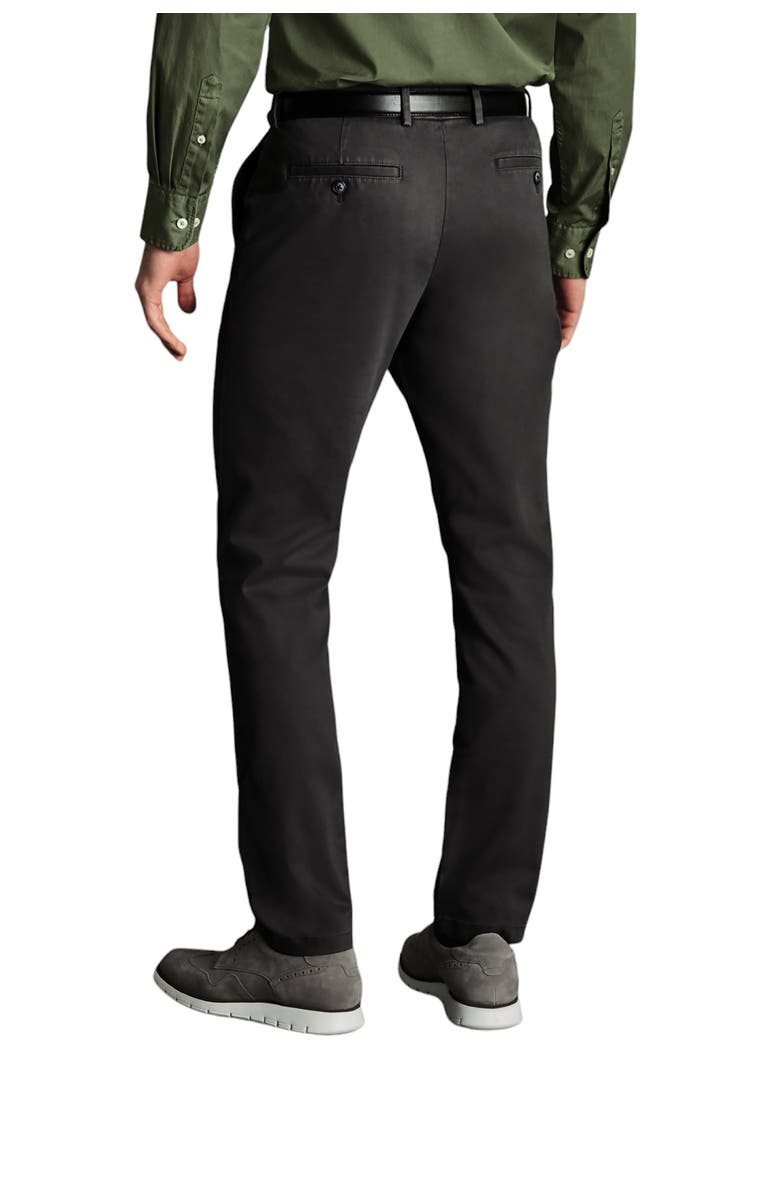 Charles Tyrwhitt Slim Fit Ultimate Non-Iron Chino, Alternate, color, Dark Grey