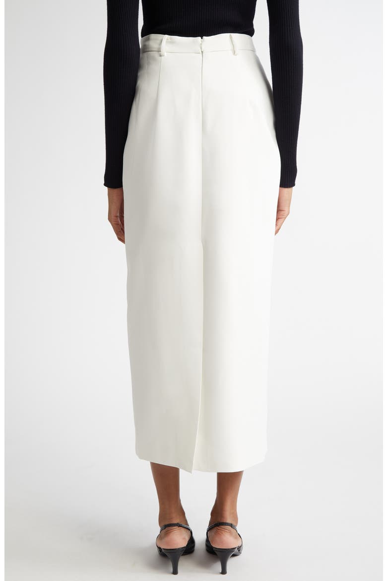 Nia Column Skirt, Alternate, color, WHITE