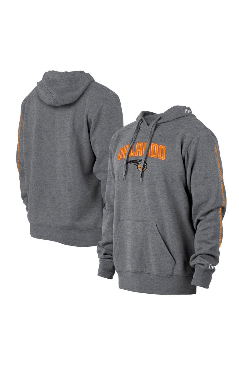 New Era Men's New Era Gray Orlando Magic 2021/22 City Edition Pullover Hoodie, Main, color, 