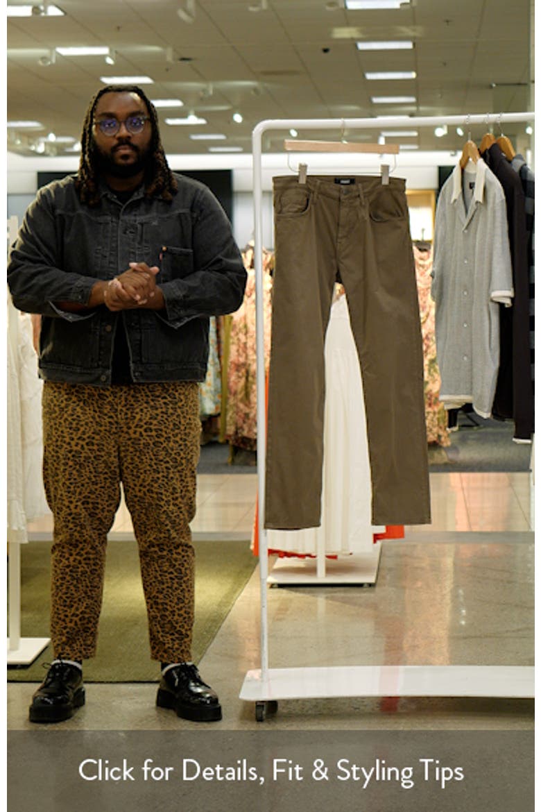 Zach Straight Leg Twill Pants video