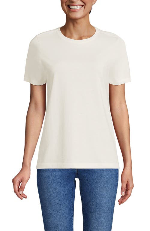 Lands' End Relaxed Supima Cotton Crew Neck T-shirt