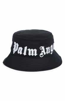 Palm Angels Logo Cotton Bucket Hat