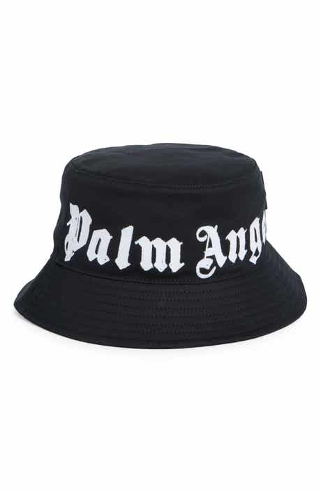 Palm Angels Logo Cotton Bucket Hat