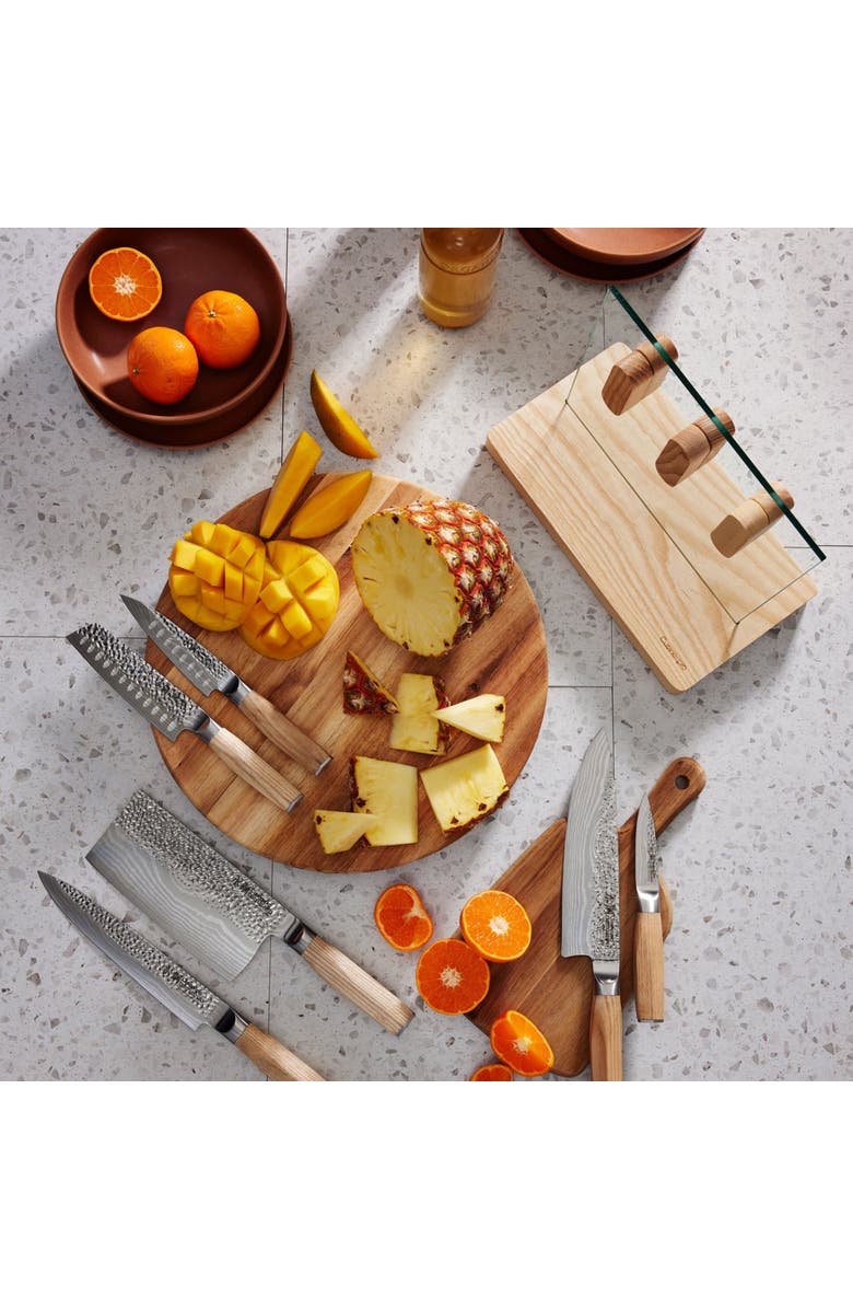 Cuisine::pro<sup>®</sup> Damashiro EMPEROR<sup>®</sup> Hikari Ash 7-Piece knife block, Alternate, color, 
