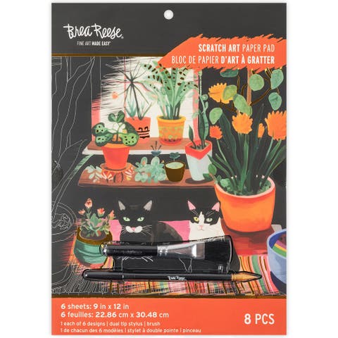 Scratch Art Paper Pad, Cats