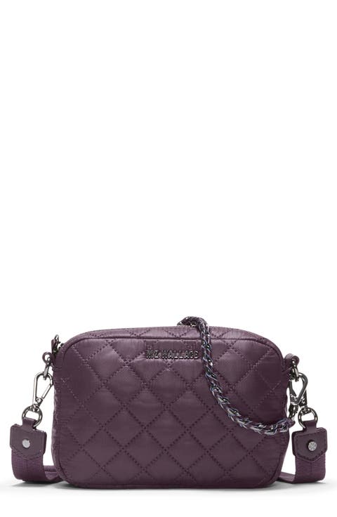 Crosby Mini Leather Trimmed Crossbody Bag