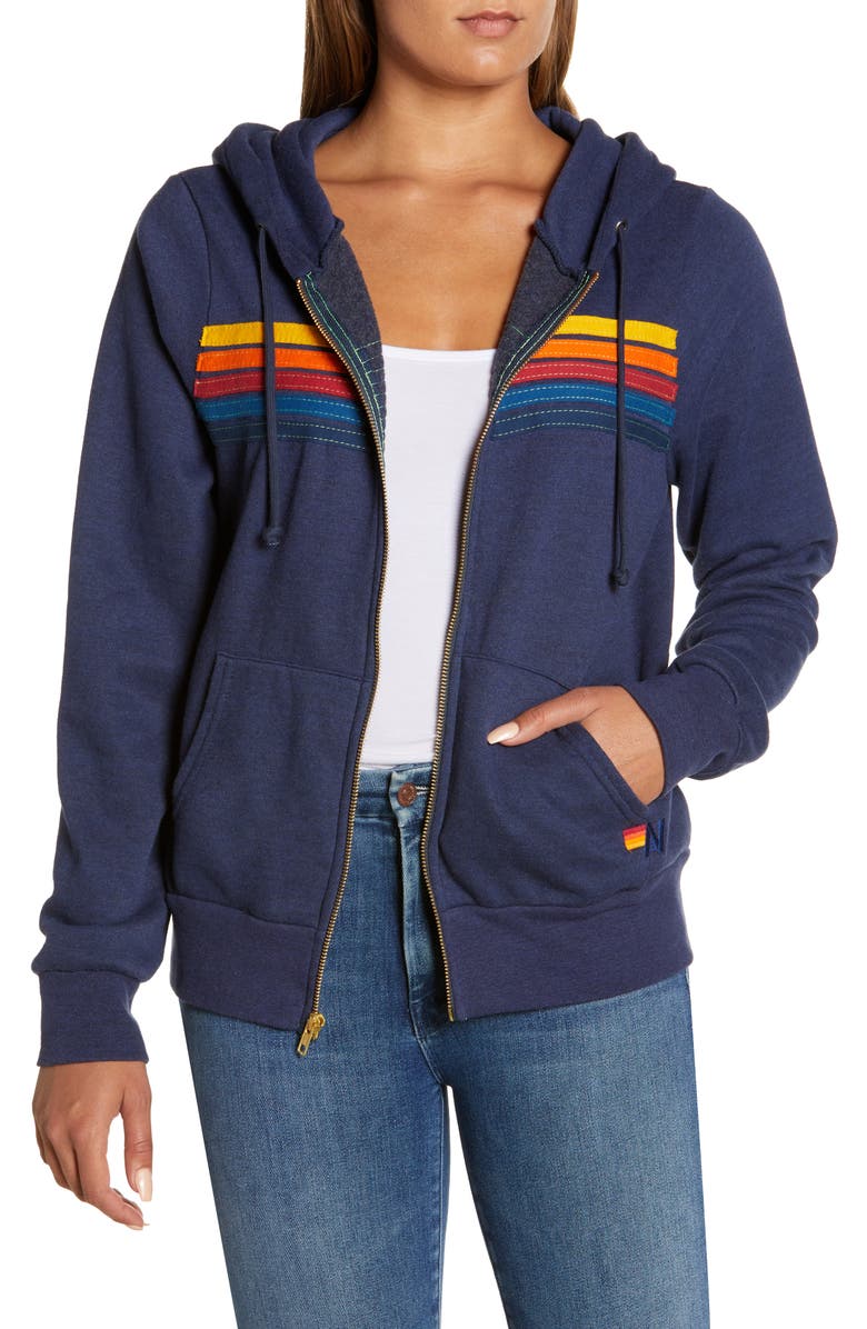 5-Stripe Zip Hoodie