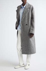 Lafayette 148 New York Notch Lapel Alpaca & Wool Blend Coat