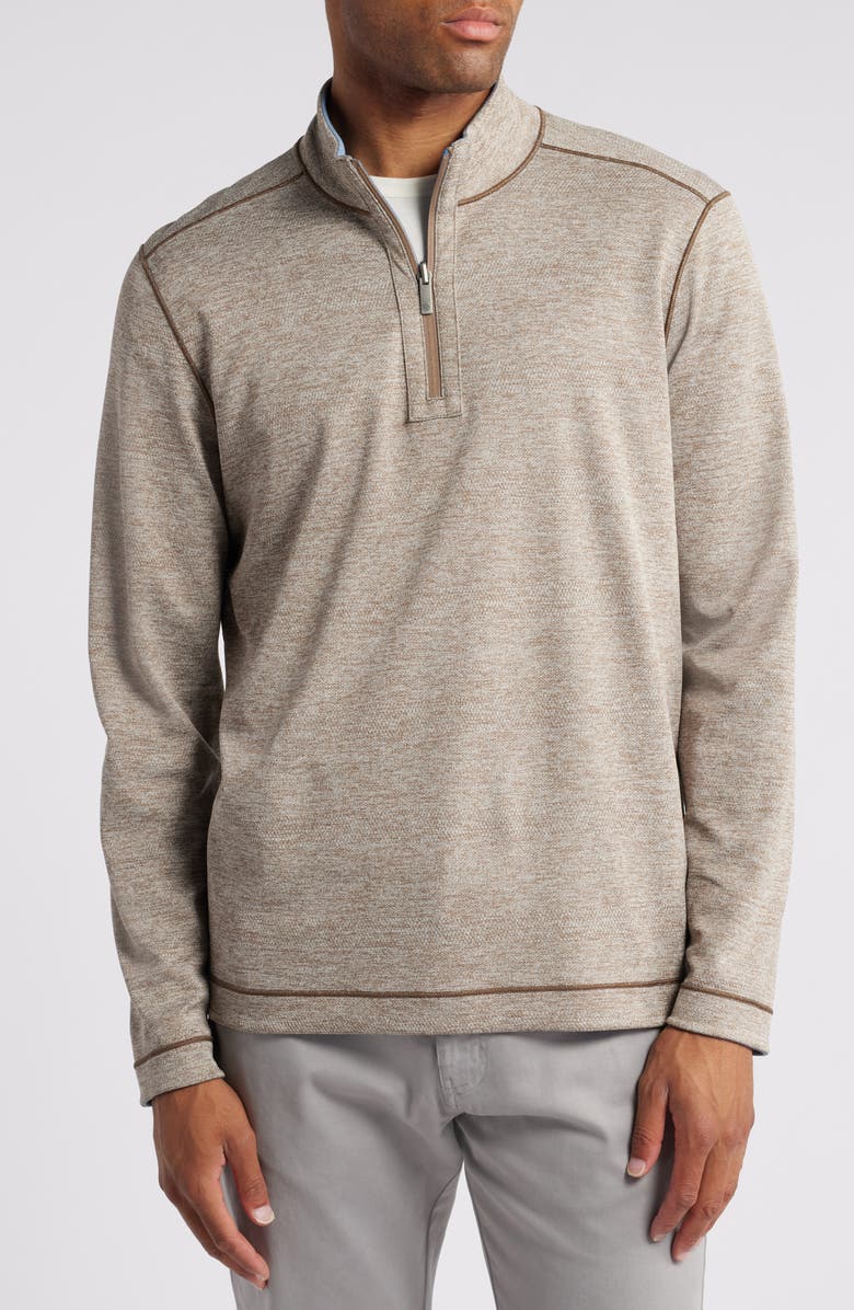 Johnston & Murphy XC4<sup>®</sup> Reversible Performance Pullover, Alternate, color, Light Blue