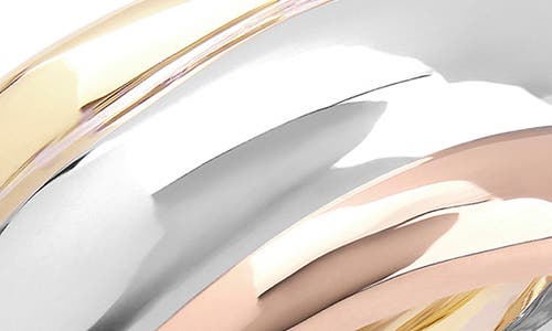 Lana 14k Gold Triple Row Bubble Ring In Metallic