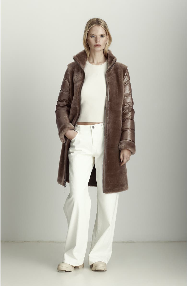 Dawn Levy Monique Coat, Alternate, color, Bronze