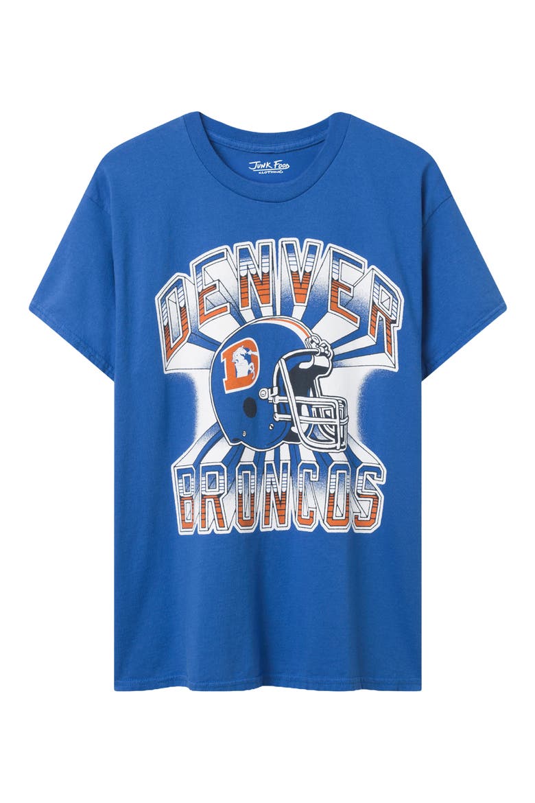 Denver Broncos Cotton Graphic T-Shirt, Main, color, ROYAL