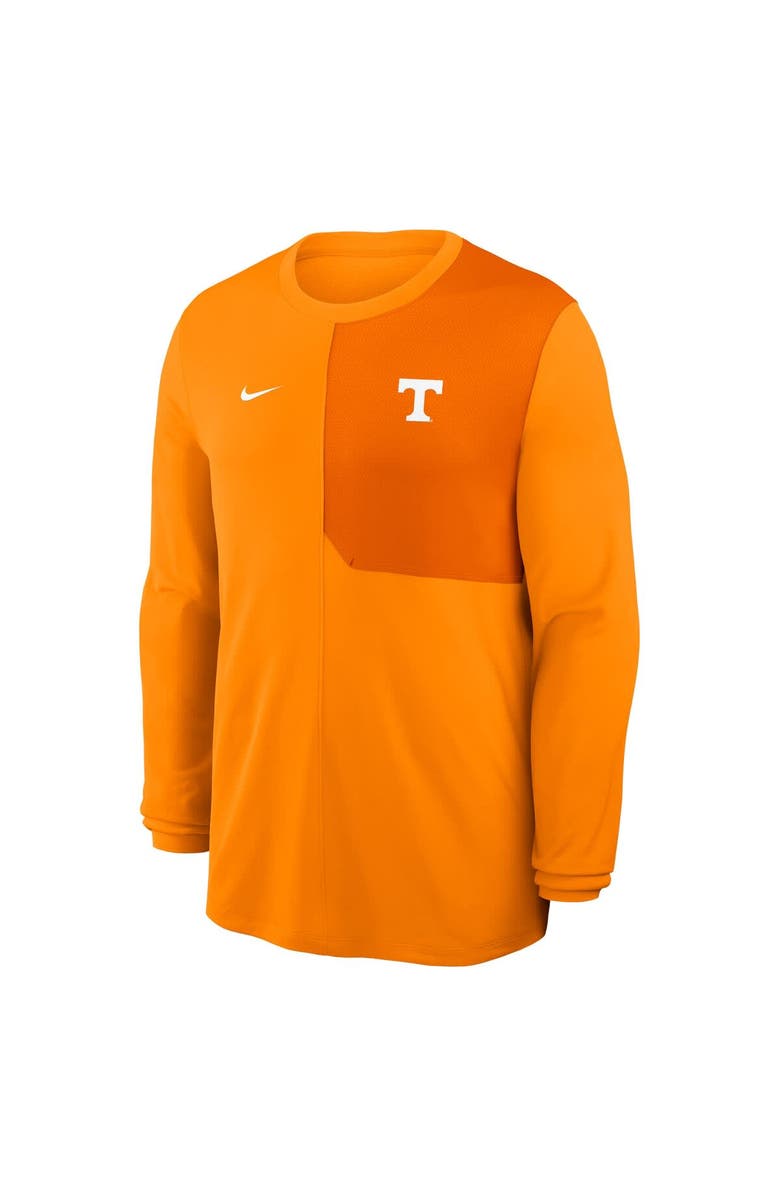 Nike Men's Nike Tennessee Orange Tennessee Volunteers 2025 Sideline Coach UV Performance Long Sleeve T-Shirt, Alternate, color, Tennessee Orange