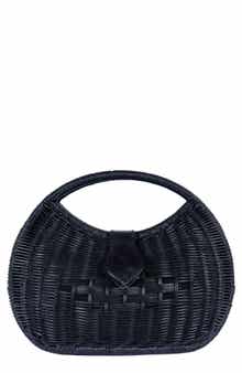 Jelavu Artemis Half Moon Rattan Hand Bag