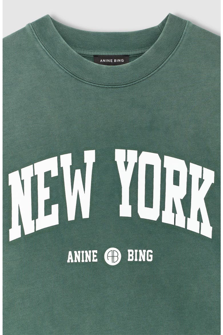 Miles New York University Sweatshirt, Alternate, color, Cilantro