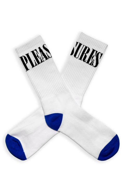 Monitor Logo Inarsia Cotton Crew Socks