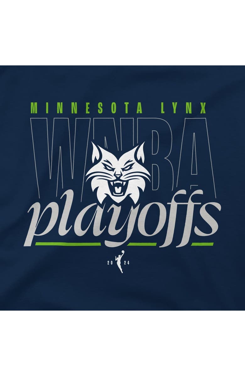 Stadium Essentials Unisex Stadium Essentials Navy Minnesota Lynx 2024 WNBA Playoffs Roar T-Shirt, Alternate, color, Navy