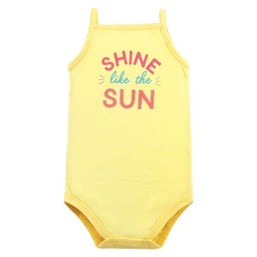 Hudson Baby Soft Cotton Sleeveless Bodysuit In Multi