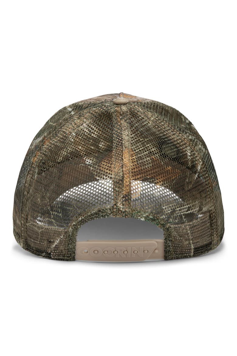 x Realtree Edge Represent Eagle Patch Trucker Hat, Alternate, color, CAMOUFLAGE