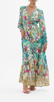 Camilla Button Dress With Shaped Waistband Gardens Of Queluz