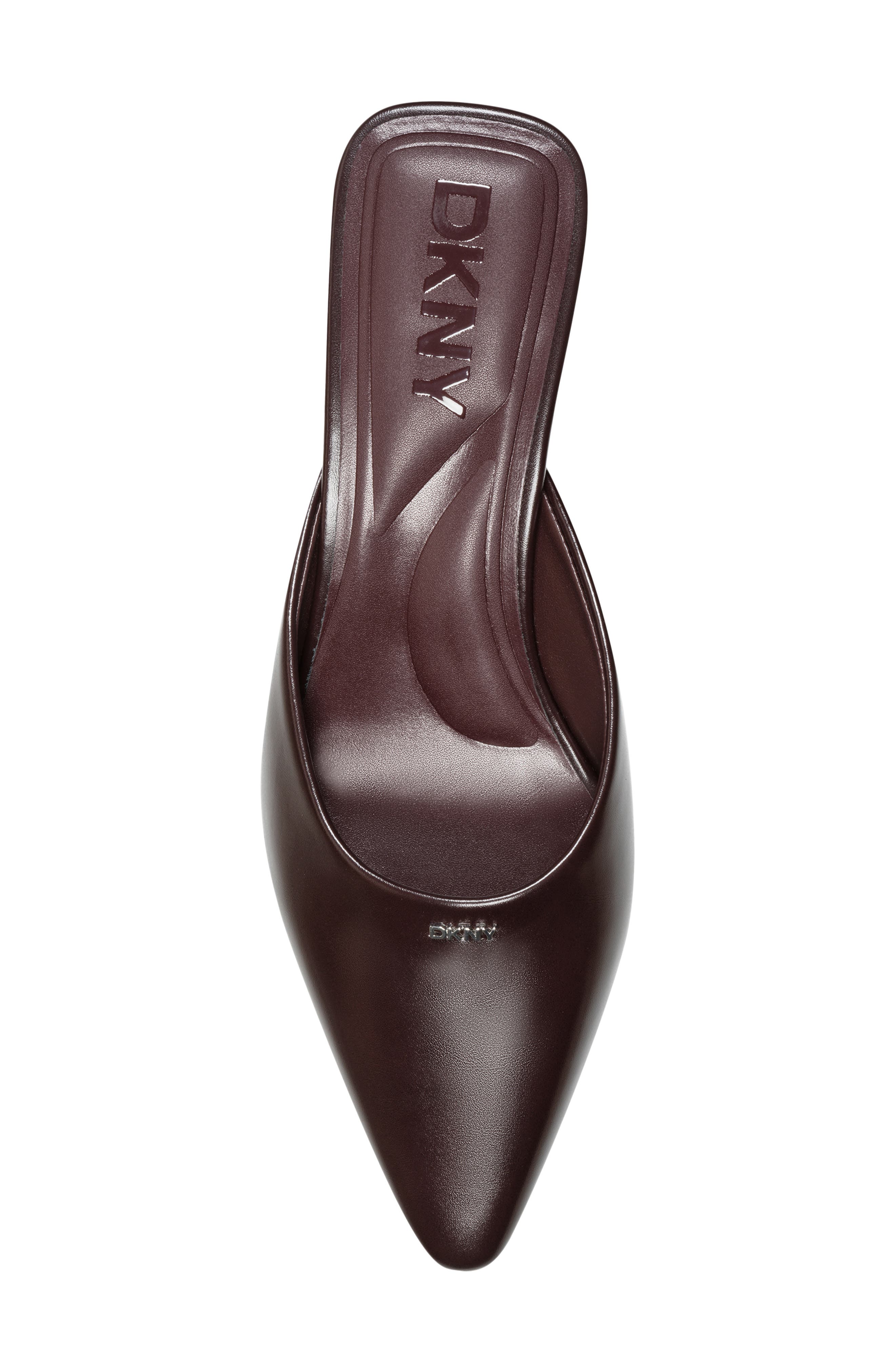 Nabil Pointed Toe Kitten Heel Mule, Alternate, color, SANGRIA