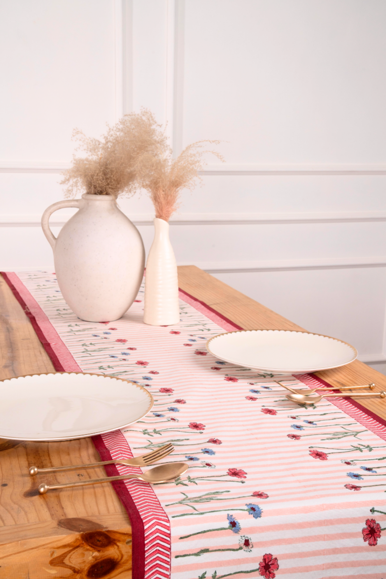 Wildflower Tablerunner, Alternate, color, Multicolor