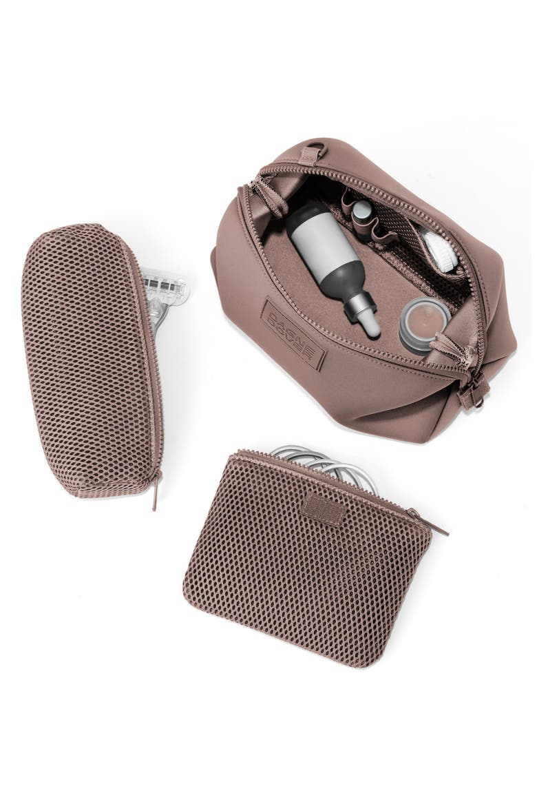Hunter Large Neoprene Toiletry Bag, Alternate, color, DUNE