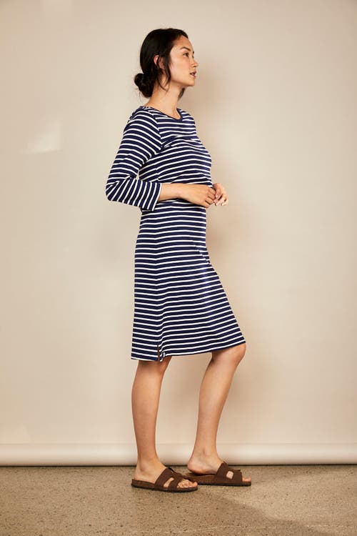 The Bshirt Womens 3/4 Sleeve Nursing Dress